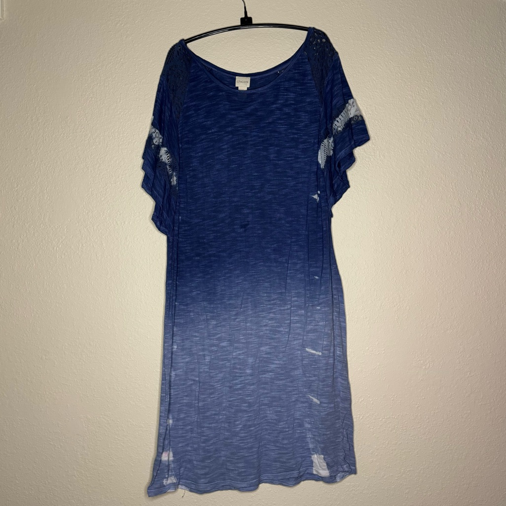 Chico’s Tie-Dye Tee Dress.